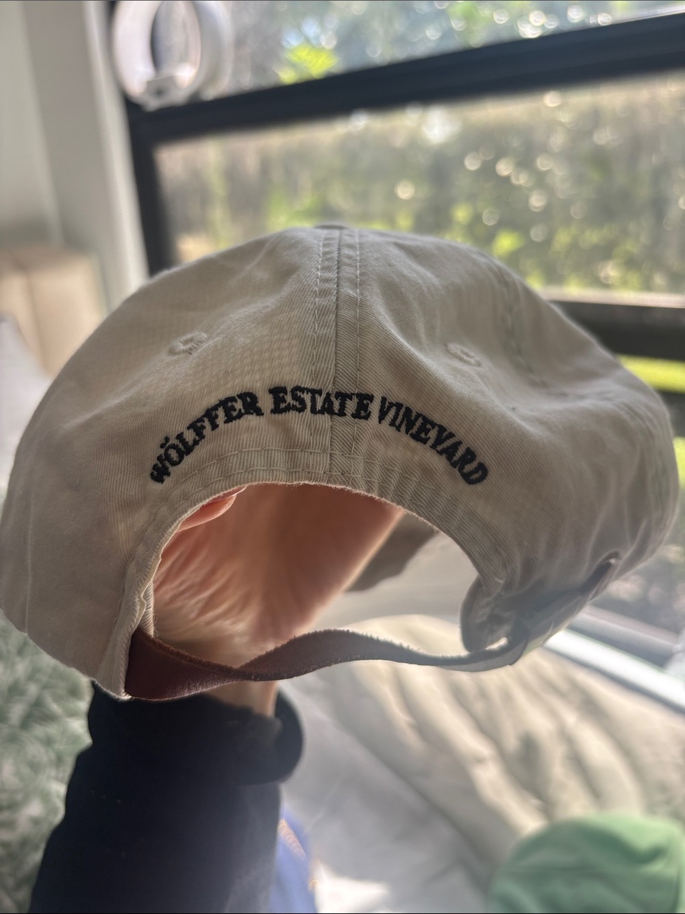 Wölffer Estate Vineyard Embroidered Baseball Cap - Beige